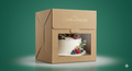 Artisan Kraft Window Cake Box