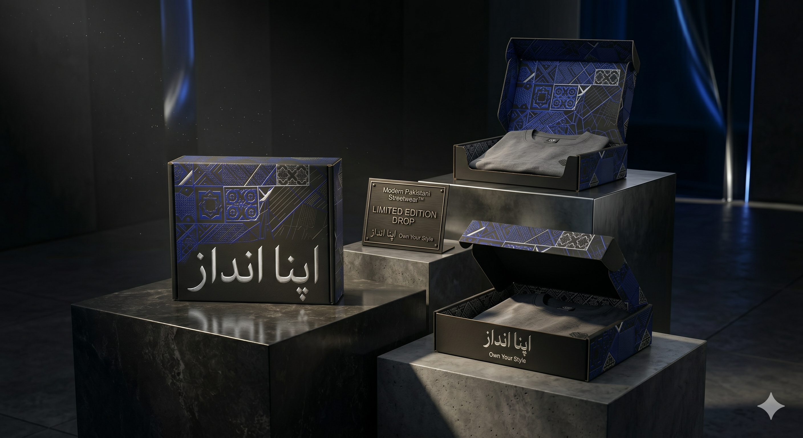 Streetwear™ Mailer Box-Premium Apparel Packaging with Architectural Heritage Design