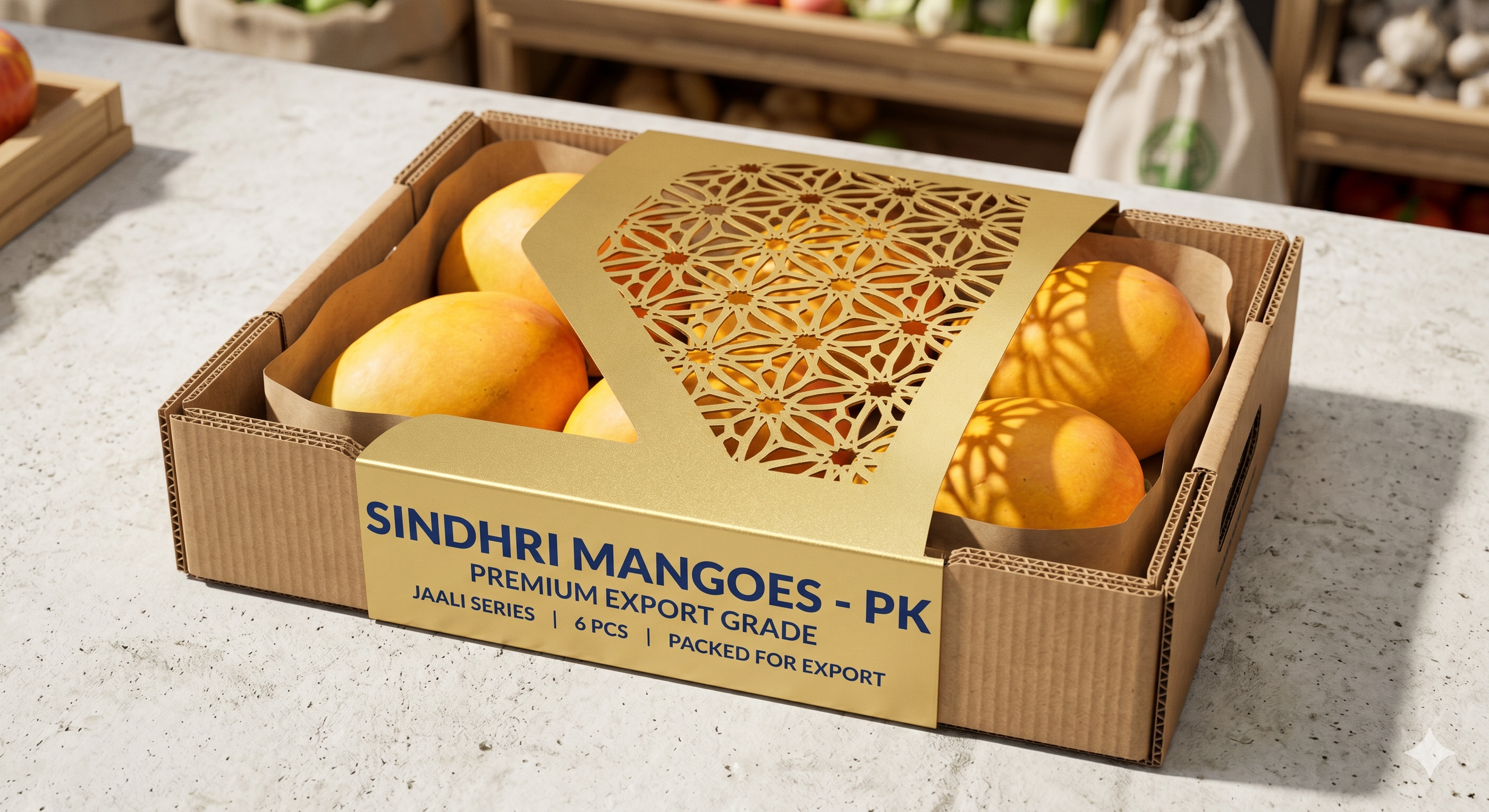 Premium Corrugated Fruit Tray & Sleeve/Lid