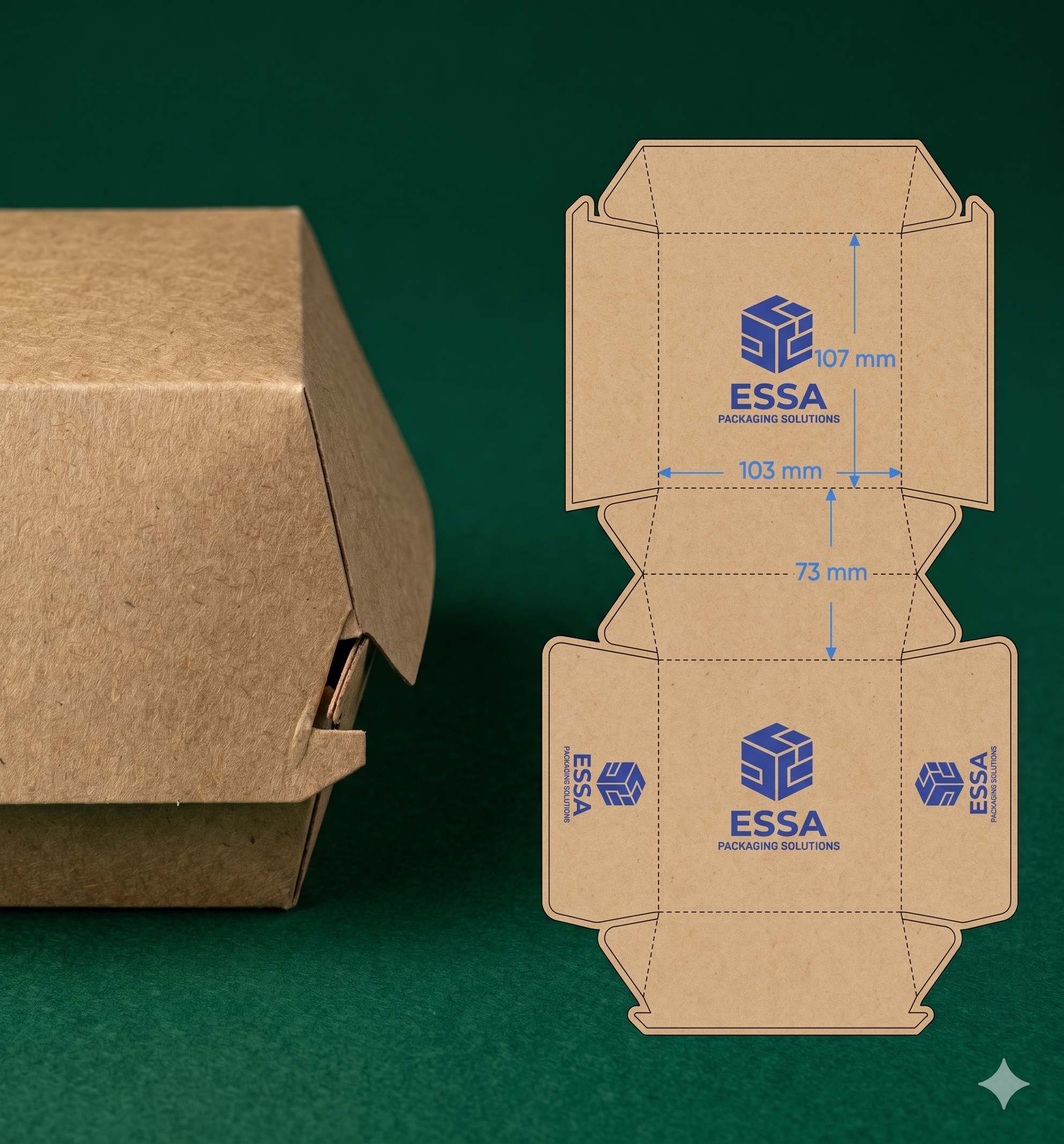 Apex-Burger™ Custom Printed Burger Boxes