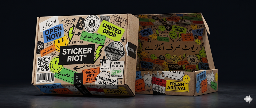 Sticker Riot™ Apparel Mailer Box-