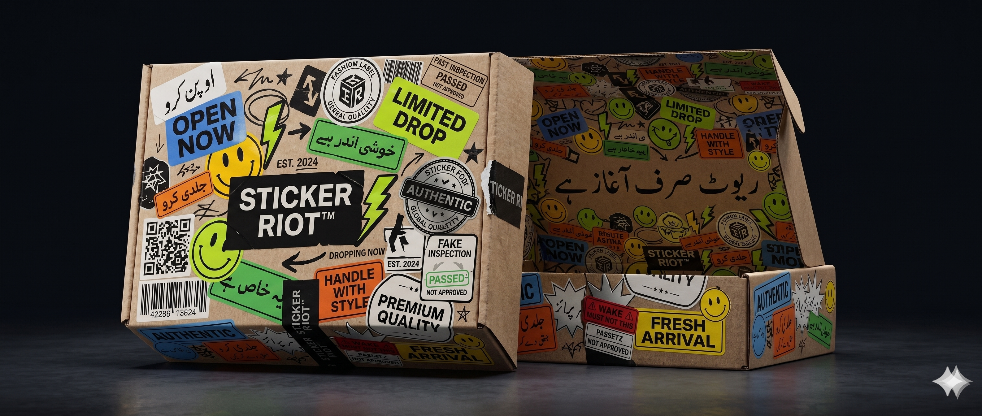 Sticker Riot™ Apparel Mailer Box-